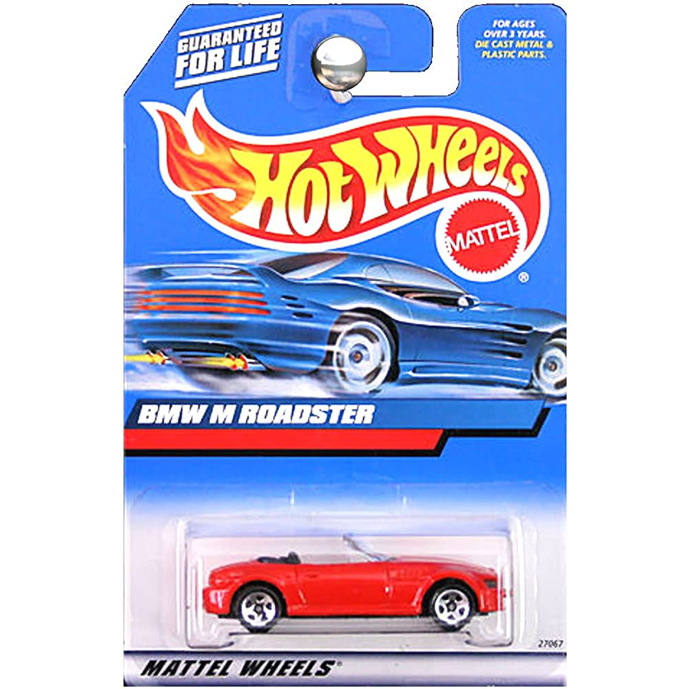 HOT WHEELS BMW M ROADSTER ANTIGA E LACRADA 2000 VERMELHA