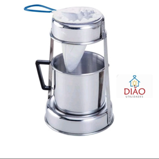 Coador De Café Com lindo Suporte e Leiteira em Oferta na Shopee