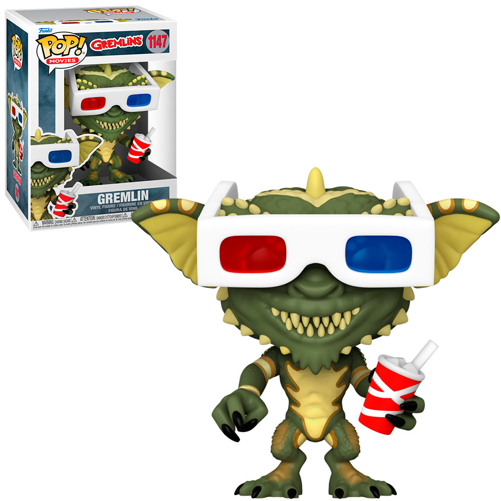 FUNKO POP GREMLINS - GREMLIN WITH 3D GLASSES 1147 NOVO ORIGINAL