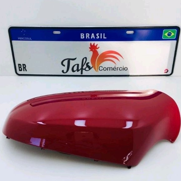 Capa Retrovisor Vectra Sem Pisca Lado Motorista Original Metagal Vermelho Lyra