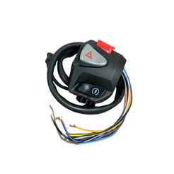 Punho De Partida Pisca alerta Cb500 Universal Titan Fan 160 150 Sem Plug