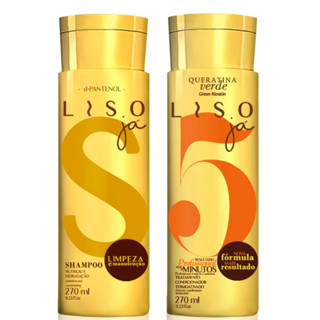 Kit Liso Já 270 ml + Shampoo 270ml