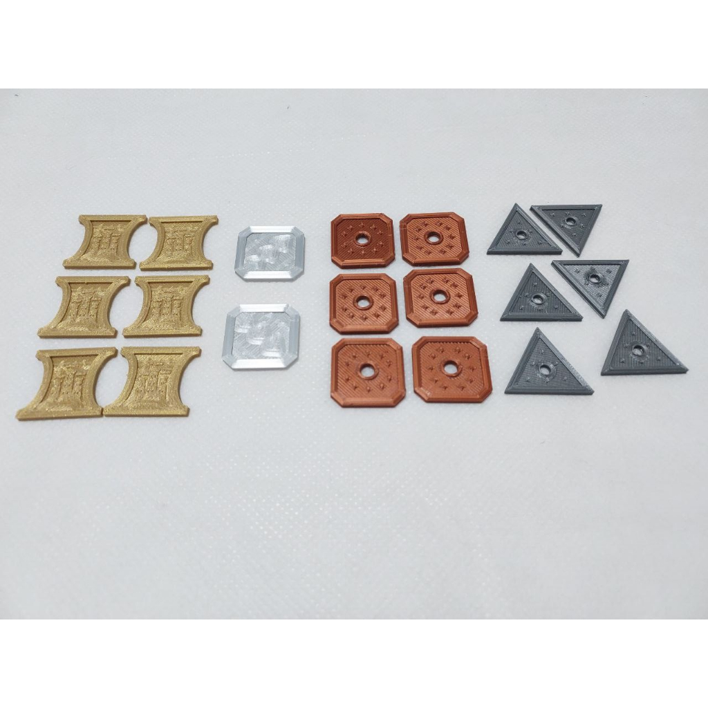 Moedas Dungeons & Dragons - Esculturas 3D