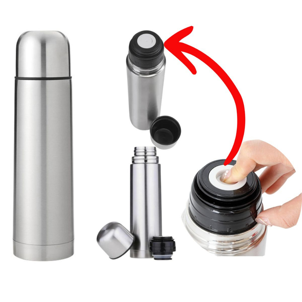 Garrafa Térmica 500ml em Aço Inoxidavel Modelo Travel à Vácuo Esportes Ao Ar Livre Montanhismo