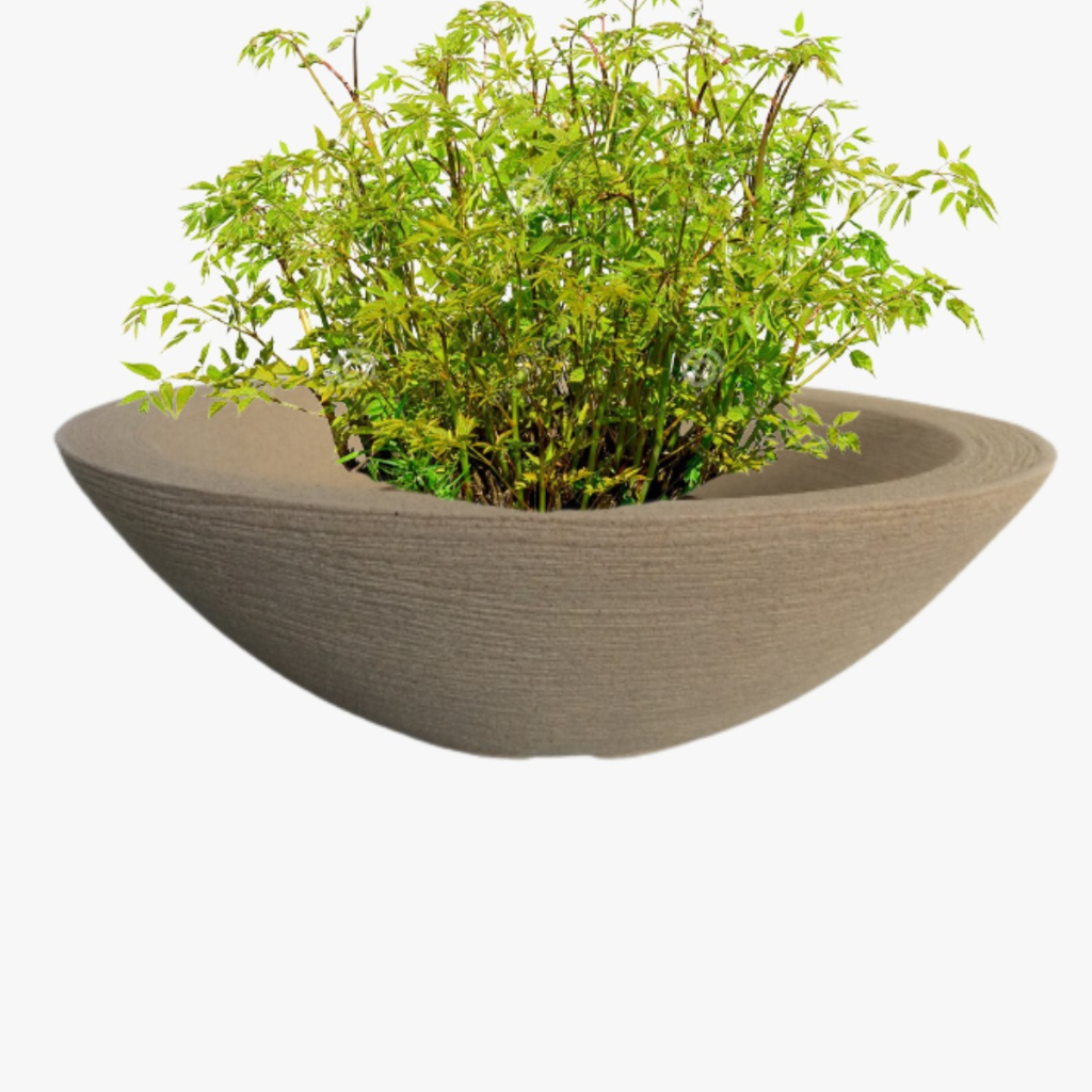 vaso bacia decorativo para jardim varanda GRANDE lagos modelo grafiato tamanho grande 28×70