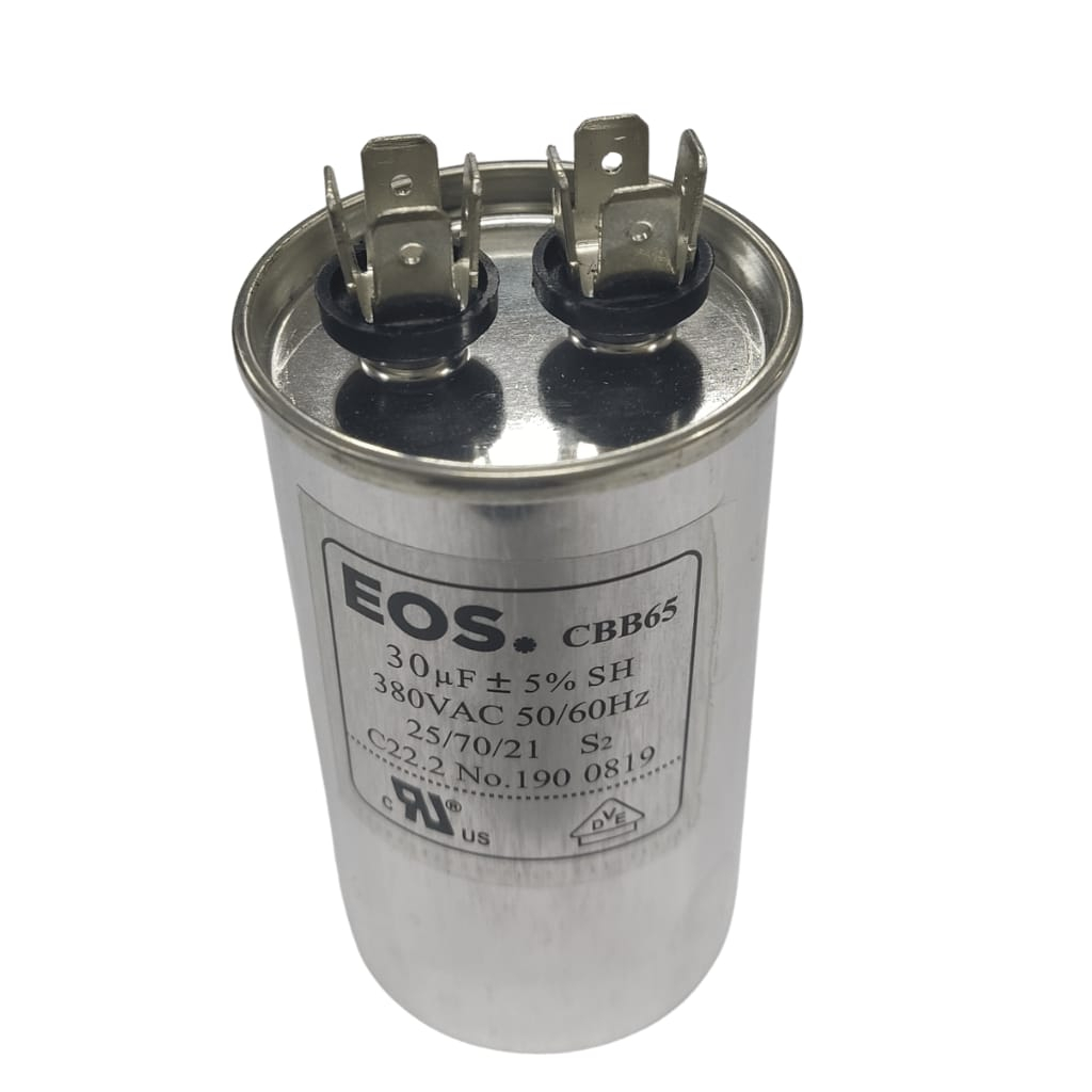 Capacitor Eos Permanente 30uf 380vac p/ Ar Condicionado Split