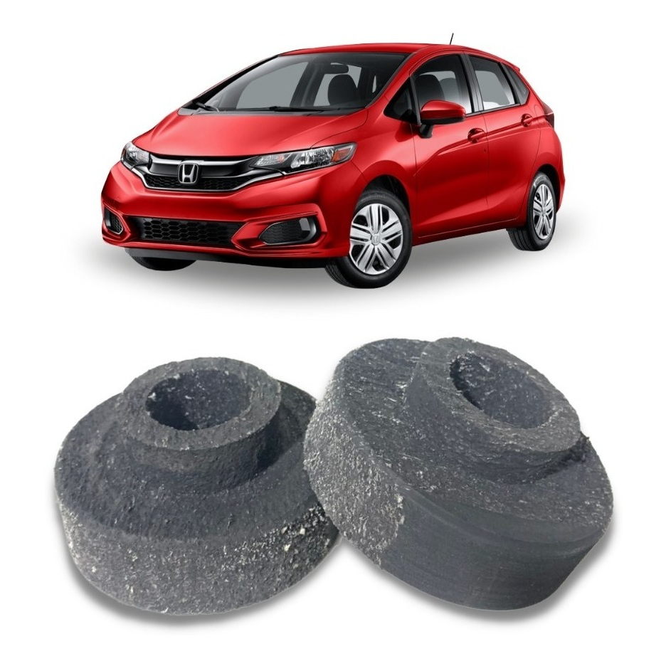 Par Bucha Calço Da Mola Traseira Honda Fit 3,2 Cm