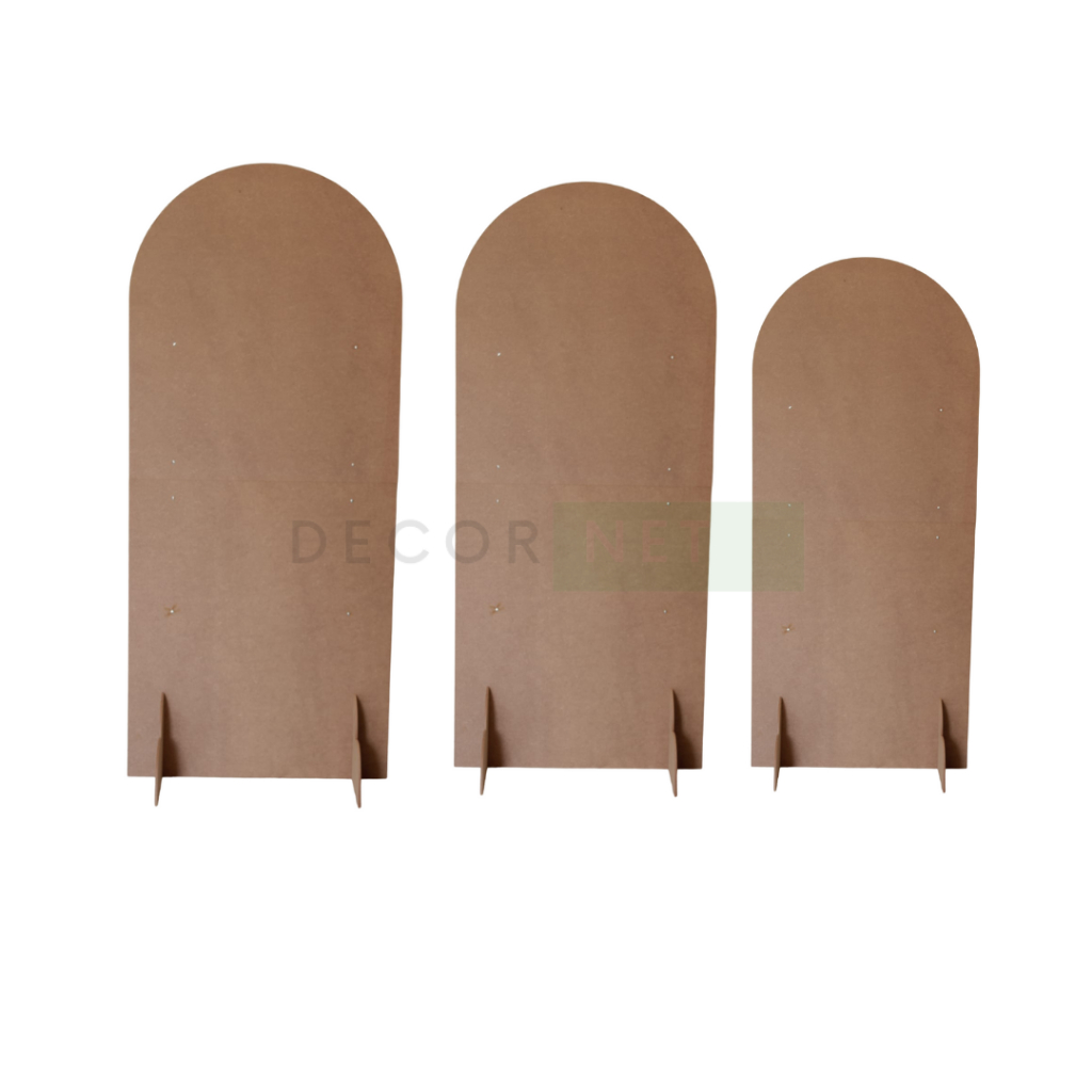Painel redondo parte de cima em mdf cru pronto para pintura