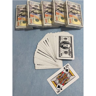 Baralho de Cartas de Papel 54 Cartas Jogos em Família Diversão, Baralho Dolar
