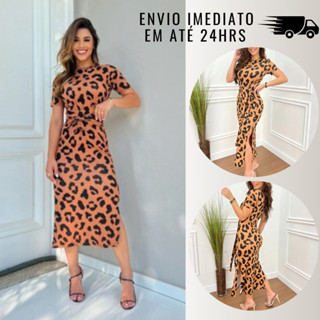 Vestido Midi Com Fenda e Amarração Evangélico Moda Evangélica Blogueira