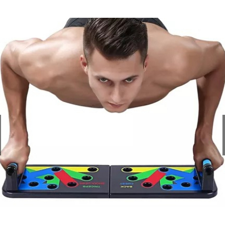 Prancha Exercício Aparelho Dobrável De Flexão Musculação em Oferta na Shopee