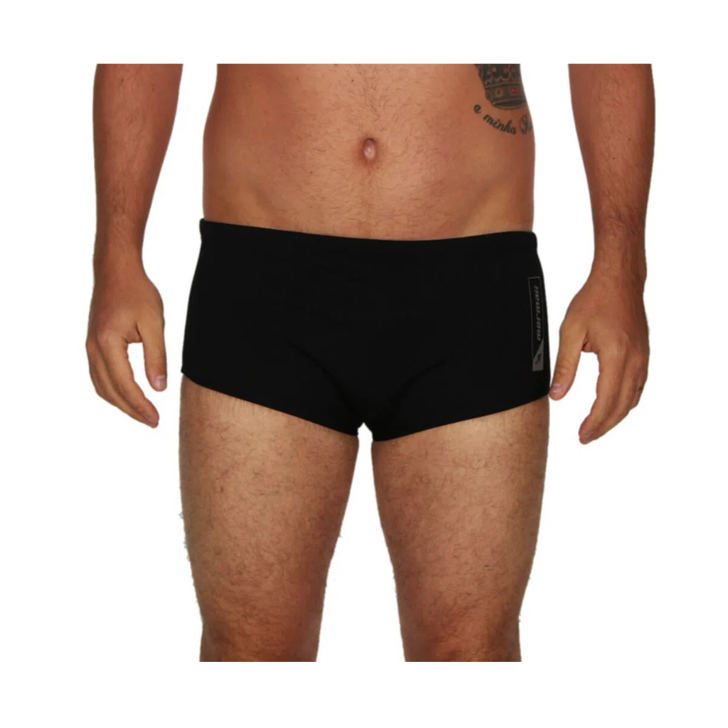Detalhes do Sunga Masculina c/ forro Para Natação Praia Piscina com 17cm Hidromax Mormaii