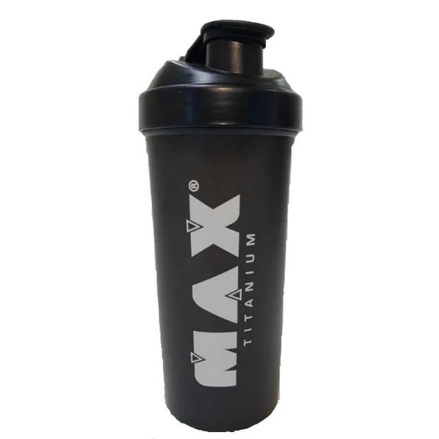 Coqueteleira Max Titanium Preta 600 ML - Home & Living