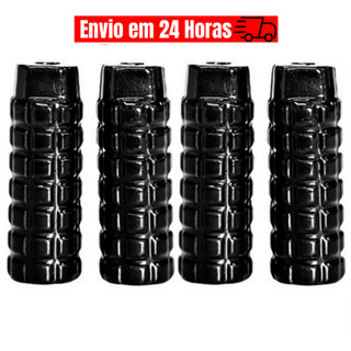 2 Pares de Apoio Trolhinha Aluminio Pezinho Pedaleira de Bicicleta Suporte de Pé Cores