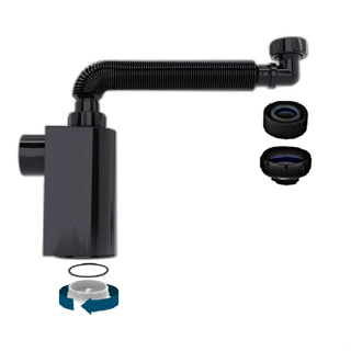 Sifão De Parede Sifonado Copo Removível Higiênico Lavatório Cozinha Tanque Blukit em Oferta na Shopee