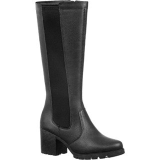 Bota Montaria Feminina Salto Tratorado Cano Longo Conforto