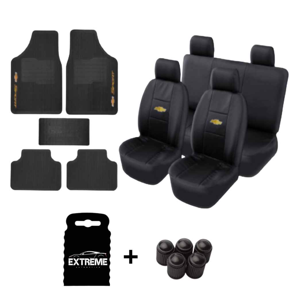 Capa de Banco Chevrolet Reforçada + Tapete de Carro Chevrolet 5PÇS Otimizado - Pronta Entrega em Oferta na Shopee
