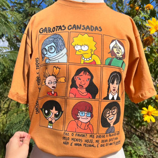 Camiseta Garotas Cansadas Colorida - Escolha a Cor