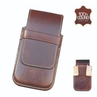 Bainha Capa Para Celular Em Couro Legítimo Bovino Premium em Oferta na Shopee
