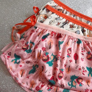 10 Calcinhas Shortinho Box Infantil Estampada Sortidas