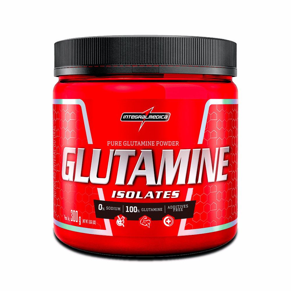 Glutamine Isolates - Glutamina - 300g - Integralmedica