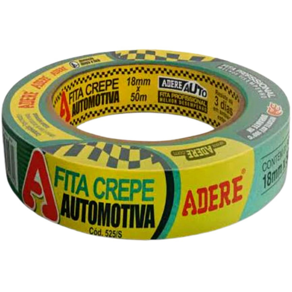 Fita Crepe Automotiva Verde 18 Mm X 50 M Adere em Oferta na Shopee