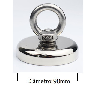Imã De Neodímio Pesca Magnetica Até 340 Kilos De Tração em Oferta na Shopee