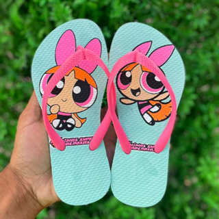 Chinelo Sandália infantil Feminino criança Menina Personagens Confortável em Oferta na Shopee