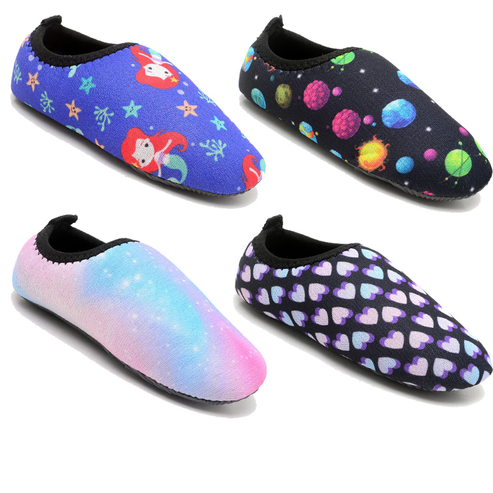 Sapatilha Infantil Antiderrapante Neoprene Menina Degradê Rosa Borboletas Coração  Sereia em Oferta na Shopee