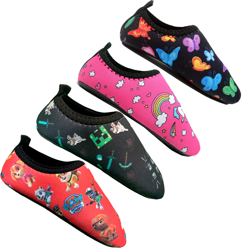 Sapatilha Infantil Antiderrapante Neoprene Menina Meninos Para Usar em Parquinhos e em Casa