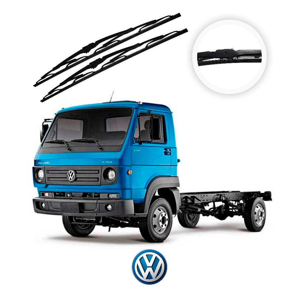 Palhetas Do Volkswagen Delivery 2000 A 2017  Limpador De Caminhão Original