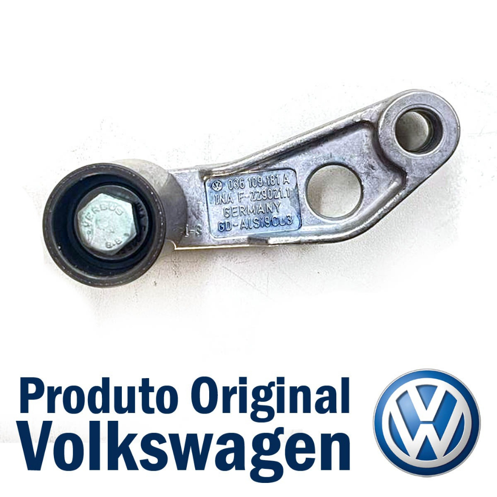 Tensor Esticador da Correia Dentada Volkswagen Gol Parati 1.0 16V Aspirado ou Turbo Polo 1.0 16V Passat Passat Variant Audi A4 1.8 e 1.8 Turbo 036109181A