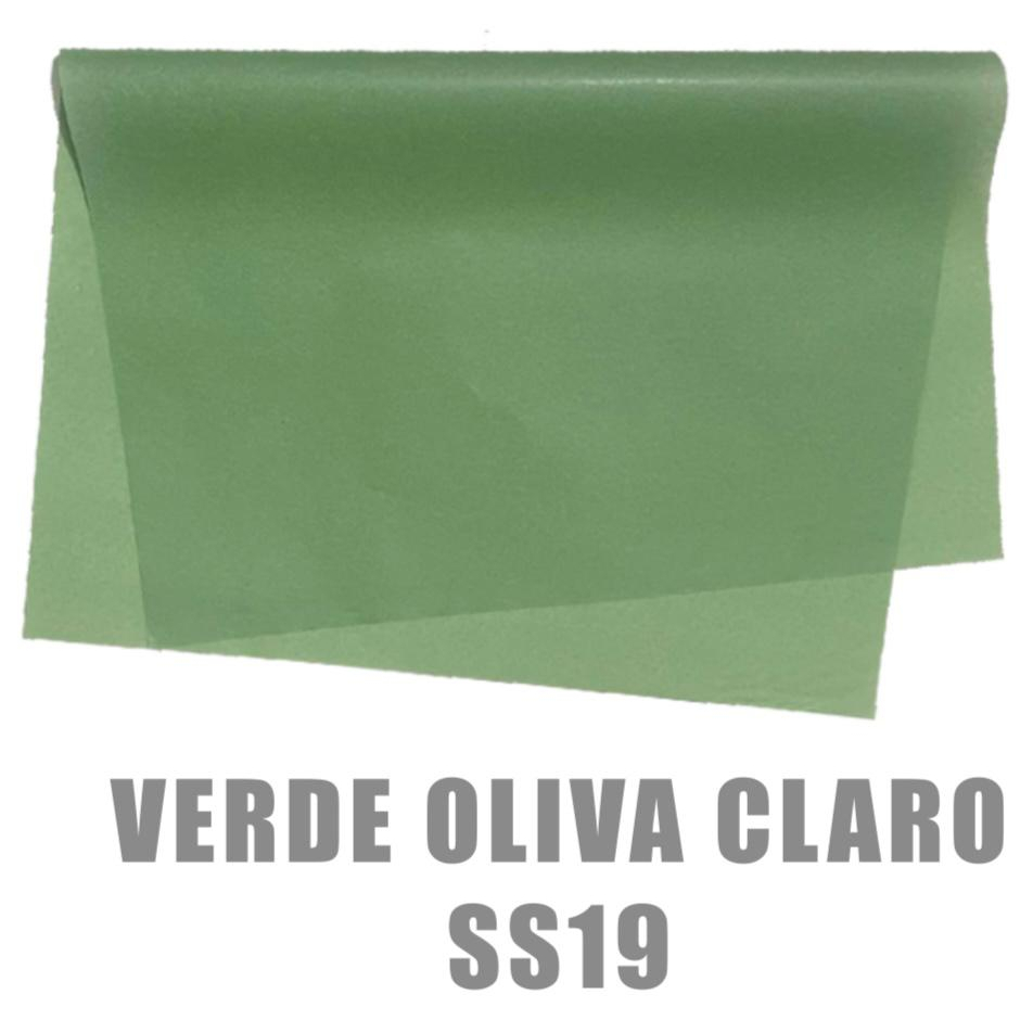 Papel Super Seda Arpepel 50x70 - Verde Oliva Claro - Ref.: SS19