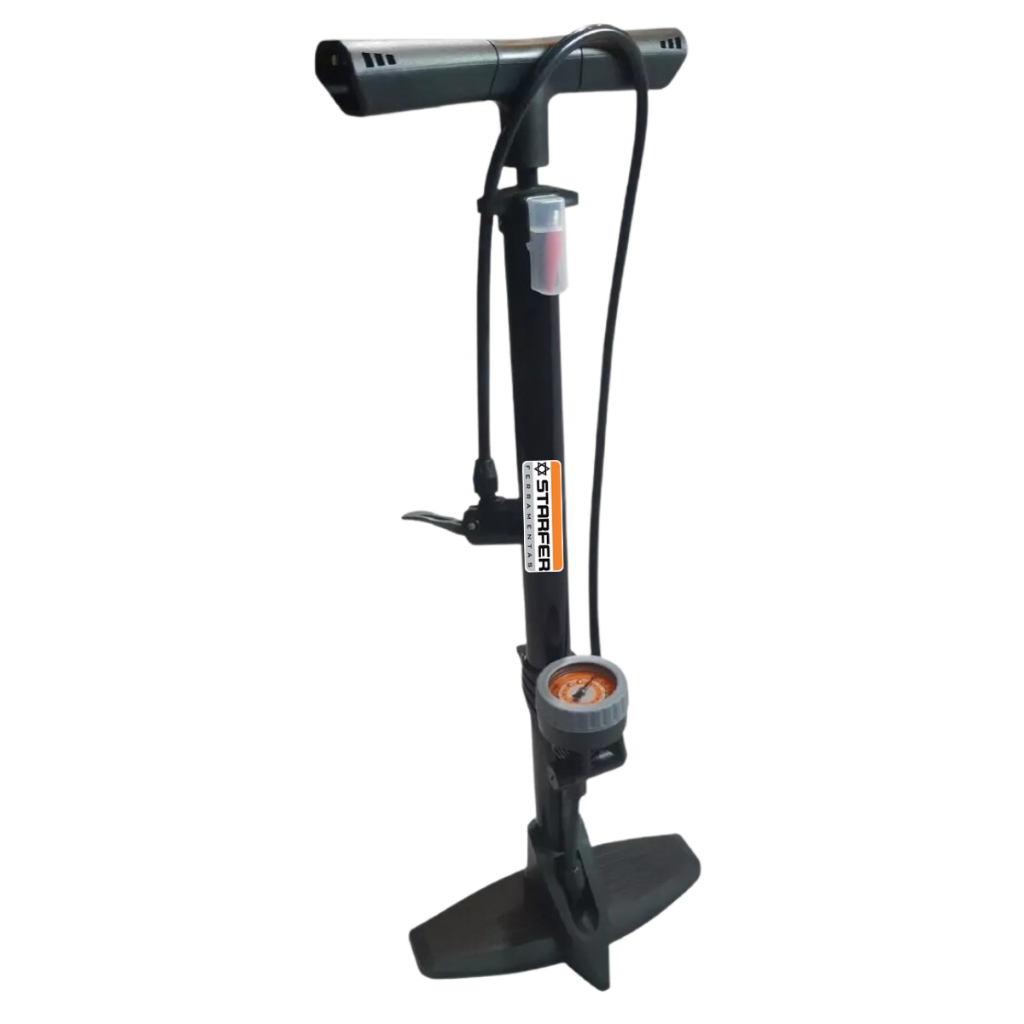 Bomba De Encher Pneu Ar Bicicleta Bike Ar Manômetro Starfer - Sports & Outdoors