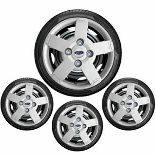 Jogo 4 calotas Ford Ka Fiesta aro 13
