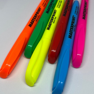 Kit 6 Canetas Marca Texto Neon Masterprint - Cores Variadas em Oferta na Shopee