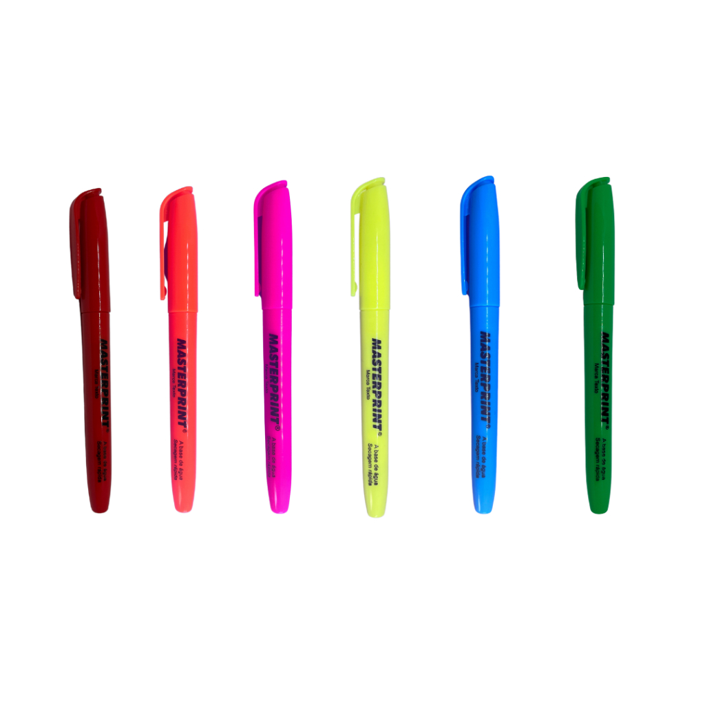 Marca Texto Neon Masterprint UN em Oferta na Shopee