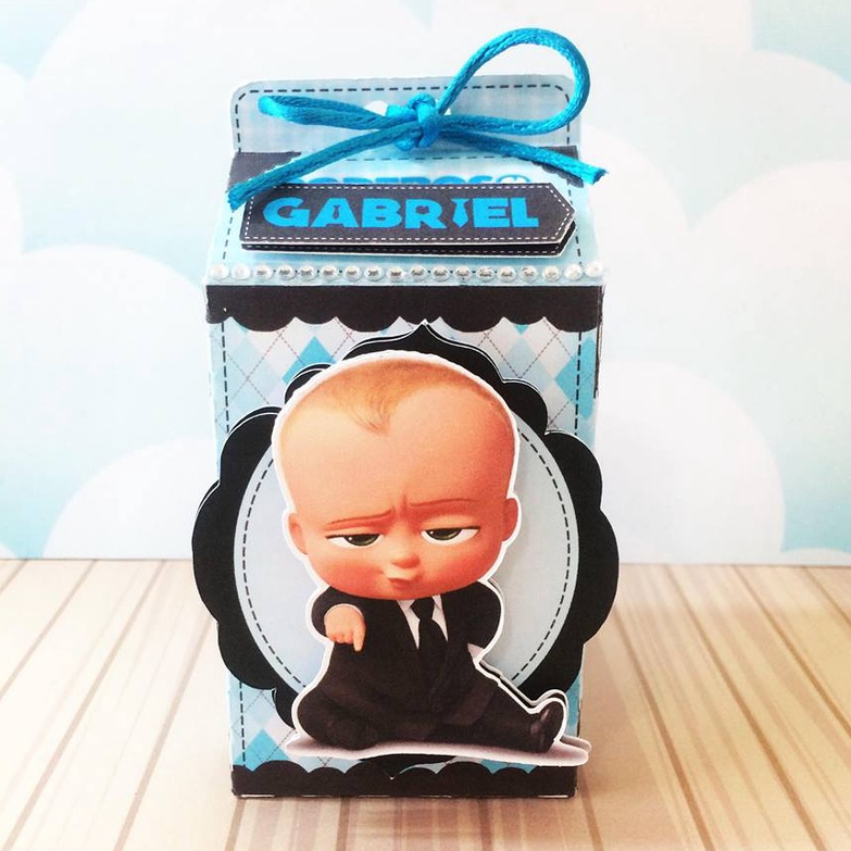 Caixa Milk Personaliza Festa  O PODEROSO CHEFINHO Lembrancinha Pegue e Monte