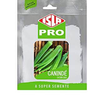 Semente De Quiabo Hibrido Canindé Resistente 100 Sementes (11468) em Oferta na Shopee
