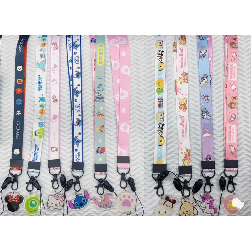 Cordão Alça Chaveiro para Chaves Crachá De Personagem Anima e de time para celular cordão para celular
