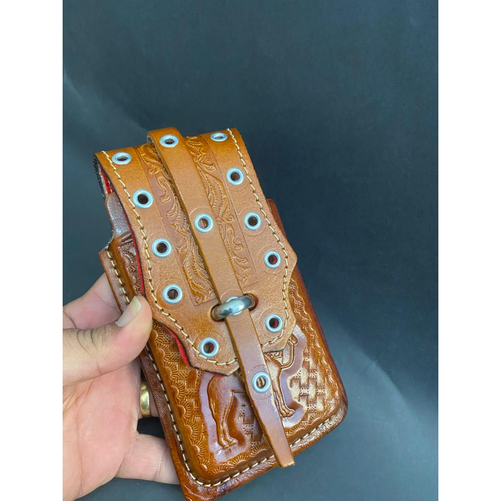 Bainha Capinha Case Celular Couro Muladeiro Boiadeiro Universal em Oferta na Shopee