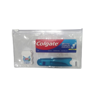 Kit Colgate Viagem C/Estojo Creme 30g Escova e Fio Dental em Oferta na Shopee