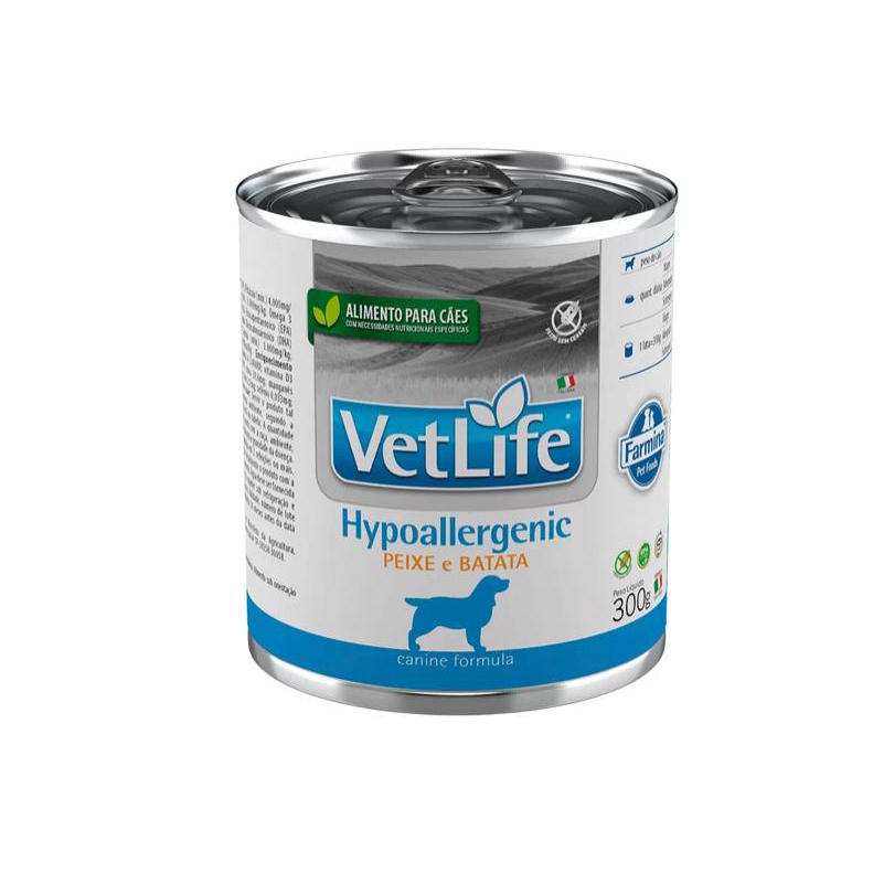 Ração Úmida Vetlife Cães Hipoalergênico Farmina 300g