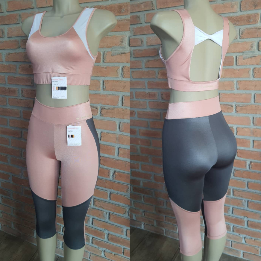 Corsário rosa bebe rose branco candy pastel Rosa Goiaba Fitness academia loja luxo treino malhar esporte crossfit musculação workout esportiva empina levanta bumbum Sem Costura Suplex Cós Alto Yoga ioga exercício físico Cintura alta qualidade respirável