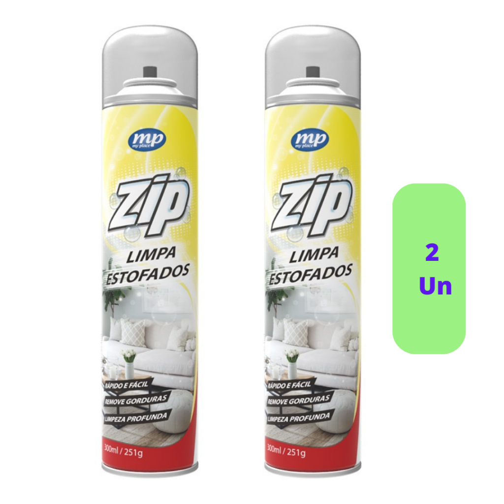 ** 2 Unidades ** Zip Limpa Estofados 300ml My Place