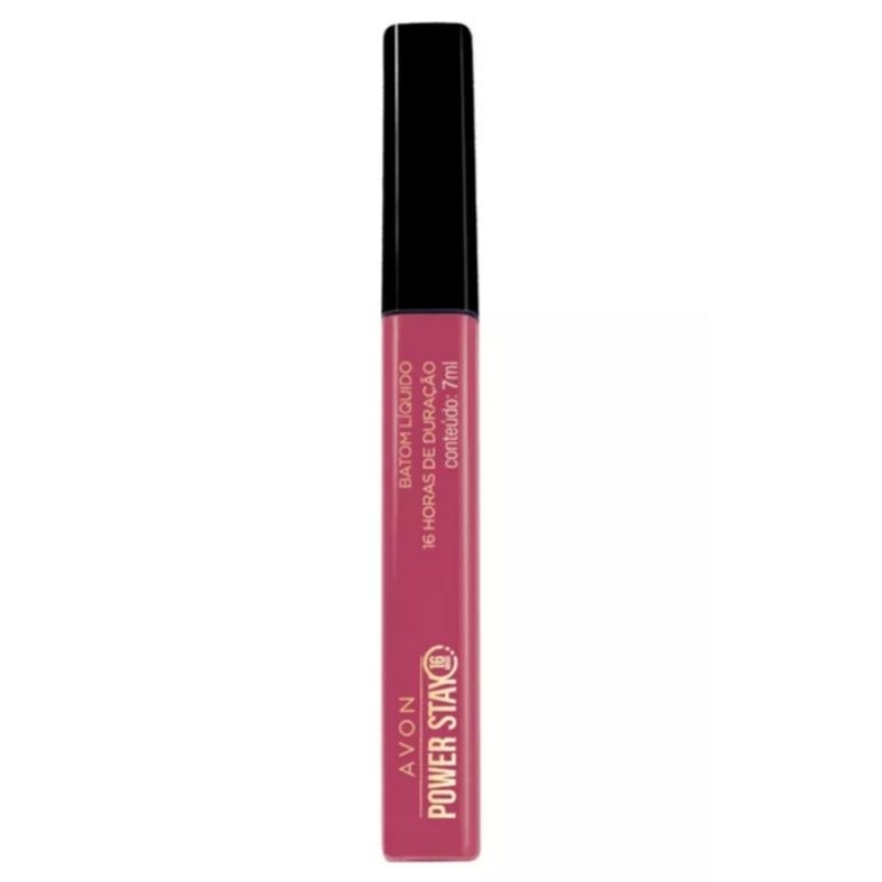Batom Líquido Avon Power Stay 7ml - Super Malva