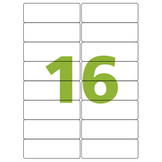 Etiqueta Impressora A4 99,1 X 34 100 Folhas A4362 1600 Etiq.