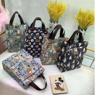 Bolsa Térmica Grande Feminina Marmita Almoço Térmico Coreano Saco De Oxford Tecido De Alumínio Isolamento De Folha Bolsa Portátil