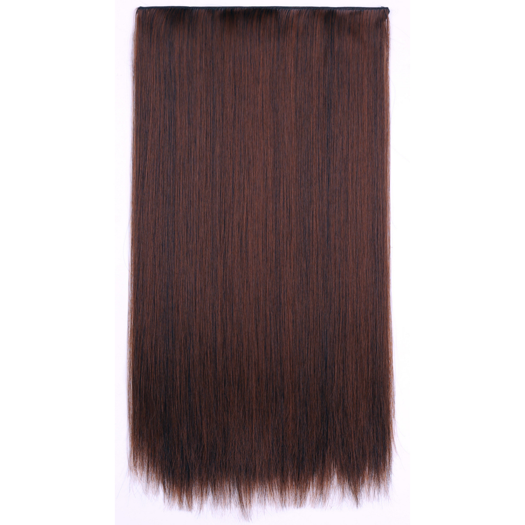 Alongamento De Cabelo Aplique Tic Tac 80cm e 150g Cor Preto misto vin ho
