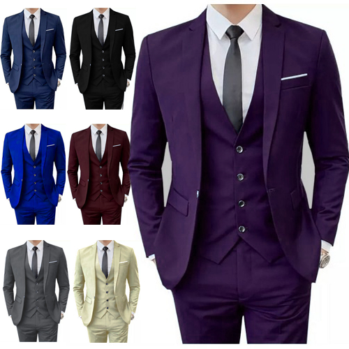 Terno Slim Masculino Roxo - Modelagem Top 1